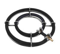 HOODANCOS Diffuseur D’Air Nano à Bulles pour Aquarium et Bassin - Anneau Double 25 CM en Acier Inoxydable - Accessoire Silencieux pour Oxygénation Uniforme et Circulation D’Air Optimale