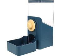 HOODANCOS Distributeur Automatique de Croquettes pour Petits Animaux Distributeur à Suspendre pour Lapins Hamsters et Cochons d'Inde Capacité Compacte en Plastique Bleu Profond