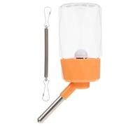 HOODANCOS Distributeur d'eau Automatique 250 ML pour Hamsters et Petits Animaux, Anti-Fuite Joint Étanche, Abreuvoir Vertical Jaune, Mangeoire Pratique pour Cage et Lapins