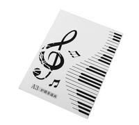 HOODANCOS Dossier de Partitions Plastique Robuste Organiseur de Musique Portable pour Partitions de Piano Chœur et Concerts Pages pour Rangement Sécurisé