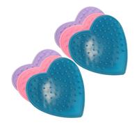 HOODANCOS Écorceuse De Rose en Silicone Réutilisable pour Fleuriste Et Jardinage, Lot De 6 Outils Petits Cœur, Arrache-épines Pratique pour Enlever Épines Tiges sans Abîmer Fleurs