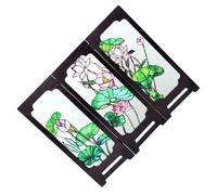 HOODANCOS Écran Chinois Décoratif en Acrylique pour Bureau, Séparation Solide Esthétique Traditionnelle et Motifs Festifs du Nouvel an pour Espaces Professionnels et Maison