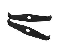 HOODANCOS Ensemble De 2 Lames De Scie À Métaux En Manganèse Pour Tondeuses À Gazon D'Extérieur Accessoires De Rechange Pour Tondeuses À Gazon Coupe-Bordures En Acier Au Manganèse Noir