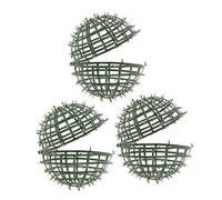 HOODANCOS Ensemble de 3 Supports pour Boules Topiaires en Plastique 15 Cm, Étagère à Boules Topiaires pour Plantes Artificielles, Treillis Décoratif pour Jardin, Mariage et Décoration