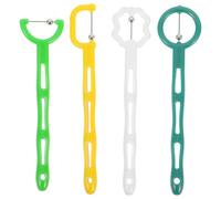 HOODANCOS Ensemble de 4 Outils d'Exercice de Langue pour Orthophonie Dispositif de Stabilisation Réutilisable Entraînement Oromoteur pour Garçon et Filles et Adultes Accessoires de