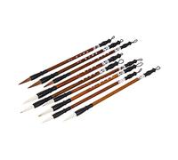 HOODANCOS Ensemble de Pinceaux de Calligraphie 9Pcs Stylos Multifonctions pour Artistes Étudiants Adultes Pinceaux Chinois Outils de Dessin et Pratique pour Calligraphie et Peinture