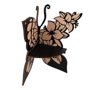 HOODANCOS Étagère Murale Angle Bois Rustique Support Flottant Décoratif Polyvalent pour Salon Chambre Bureau Rangement Coin Mural Simple et Charmant