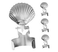 HOODANCOS Éteignoir Bougie Métallique Automatique Argenté Résistant Chaleur Extinction Sécurisée des Feux de Mèche Décoration Pratique pour Usage Domestique