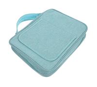 HOODANCOS Étui pour Bible Vert avec Poignée Ergonomique Support Réglable pour Lecture Sans Utilisation des Mains Housse en Polyester Résistante Anti-Rayures Paquet de Rangement Compact