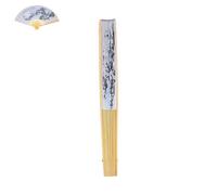 HOODANCOS Éventail Pliant Géant en Papier Kraft et Soie de Style Chinois Traditionnel, Portable et Décoratif pour Chambre à Coucher ou Espace Événementiel