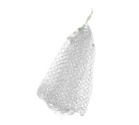 HOODANCOS Filet de Rechange Pêche en Fer et Nylon, Maille 9, Facile à Utiliser pour Piège à Appâts sur Canne à Pêche, Blanc et Pratique