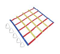 HOODANCOS Filet Escalade pour Garçon Fille Coloré Ruban Plat Extérieur Éducatif pour Développement Physique et Renforcement pour Garçon et Fille