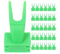 HOODANCOS Fourchettes Fixes pour Nourrir Oiseaux 50 Pcs Petites Brochettes de Fruits et Légumes Vertes pour Cages Perroquets Perruches Calopsittes Alimentation Recherche Alimentaire