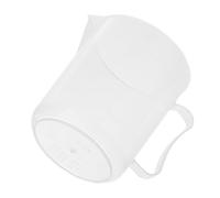 HOODANCOS Gobelet Gradué et Facile à Nettoyer 500ml Échelle Précise en Plastique Blanc pour Expériences Industrielles et Usage Médical