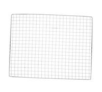 HOODANCOS Grille de Barbecue en Métal Rectangulaire, Filet de Cuisson pour Viande, Légumes et Poisson, Taille 10.6 X 10.6 Pouces, Adaptée pour Barbecue Gaz et Four Extérieur