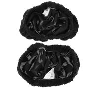 HOODANCOS Housse Accoudoir Extensible Noire pour Chaise de Bureau et Siège Gaming, Tissu Élastique et Imperméable, Confortable pour Accoudoirs de Jeu ou Bureau
