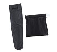 HOODANCOS Housse de Protection Imperméable Noire 210d pour Planche de Surf 200x50 Cm, Couverture Légère et Résistante Anti-poussière pour Rangement Extérieur, Étui Pratique pour Snowboard