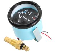 HOODANCOS Jauge de Température D'eau Automobile 12v Affichage en Temps Réel, Boîtier en Plastique Abs et Fer, pour Voiture et Surveillance Précise