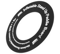 HOODANCOS Joint de Valve Rond pour Matelas Gonflable Planche de Surf et Kayak de Rechange Étanche pour Lit Air Accessoire de Réparation Polyvalent Noir