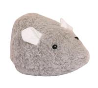 HOODANCOS Jouet Souris Mécanique Interactif à Remonter Mouvement Vibrant Léger Et Portable Jouet Amusant pour Chats Et Divertir