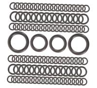 HOODANCOS Kit Assorti de 80 Joints Toriques Caoutchouc O-Ring pour Nettoyeur Haute Pression, Étanchéité Valve 1/4 et 3/8, Connexion Rapide, Fourniture D'étanchéité pour Pompe et Vanne,