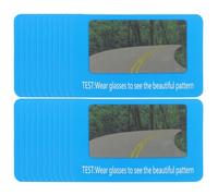 HOODANCOS Kit De Test De Verres Polarisés 100 Cartes Pour Lunettes Testeur De Polarisation Pour Verres De Lunettes À Usage Domestique Et Professionnel Lunetterie