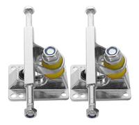 HOODANCOS Kit de Trucks de Skateboard en Alliage D'aluminium, 1 Paire de Camions pour Longboard, Support Stable et Compatible, Pièces Détachées pour Planche à roulettes, Accessoires