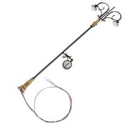 HOODANCOS Lampadaire Miniature Noir Échelle 1/75 Lampe Décorative pour Train Miniature et Éclairage Paysager de Cour Accessoire Modélisme pour Maquette et Mini Décorations de Maison