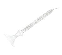 HOODANCOS Lampe à Huile en Verre Spirale Petite Taille Bougie Pilier Décorative Nordique Lampe Romantique Rechargeable pour Dîner Maison Fête et Décoration Intérieure