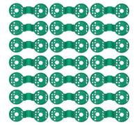 HOODANCOS Lot de 100 Clips de Fixation pour Filet Pare-Soleil en Plastique Vert, Pinces Résistantes aux Intempéries pour Toile D'ombrage de Jardin, Maintien Sécurisé pour Parasol