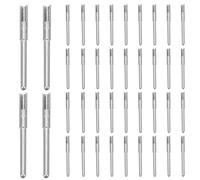 HOODANCOS Lot de 100 Cosses à Broches en Cuivre Nickelé Connecteurs Conducteurs Haute Résistance pour Fils Électriques Bornes à Sertir Compactes Adaptées à L’Électronique et Câblage