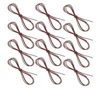 HOODANCOS Lot De 15 Élastiques Pour Agenda Cahier Couture Menu Emballage Bureau Transport De Livres Enveloppes Marron