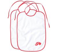 HOODANCOS Lot de 2 Bavoirs Réutilisables en Toile 100% Coton Grands Bavoirs pour Adultes et Personnes Âgées Protection Imperméable pour Repas Adaptés aux Soins Quotidiens