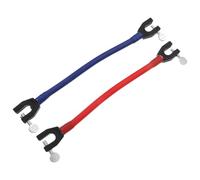 HOODANCOS Lot de 2 Connecteurs de Ski Aide à L'Entraînement Dispositifs Fixes pour Snowboard en Tube Latex Léger Couleurs Bleu et Rouge Accessoire Portable pour Débutants au Ski Pratiques