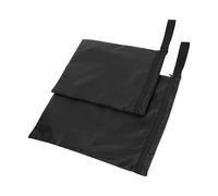 HOODANCOS Lot de 2 Paquet Étanches Réutilisables en Polyester Noir - 30 X 22,5 Cm 36 X 30 Cm - Poche de Rangement Imperméable pour Maillots Mouillés, Couches Lavables, Voyage, Plage