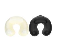 HOODANCOS Lot de 2 Plateaux de Shampoing en Éponge Réutilisables pour Salon de Coiffure, Bac à Eau Ergonomique pour Permanente et Coloration Capillaire, Support Nuque Confortable