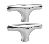 HOODANCOS Lot de 2 Poignées de Four en Acier Inoxydable pour Buffet, Poignée de Service pour Chauffe-plats, Accessoires Cuisine Professionnelle, Maintien Chaleur, Nettoyage Facile, Usage