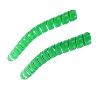 HOODANCOS Lot de 2 Protections D'arbres Fruitiers en Plastique Vert 4x40cm et 5x40cm pour Jardin, Protecteurs de Tronc Anti-rongeurs et Écureuils, Tubes Flexibles pour Protection des Jeunes