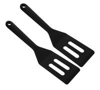 HOODANCOS Lot de 2 Spatules Cuisine en Silicone, Ustensiles Ménagers Résistants la Chaleur, Taille Mini, pour Poêles Antiadhésives et Préparation de Steaks, Usage Domestique