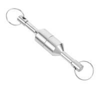 HOODANCOS Lot de 2 Testeurs Magnétiques pour Bijoux et Métaux Porte-Clés Diamètre 17 MM Force d'Attraction 12 Kg Outil Compact pour Test d'Or et d'Argenté Accessoire Pratique pour