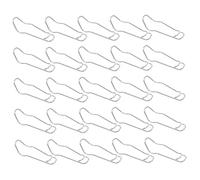 HOODANCOS Lot de 25 Boucles Réglables en Acier Inoxydable 11mm x 11mm pour Pergola Et Support De Plantes Grimpantes, Connexion Solide Et Anti-Corrosion, Fixation Pratique pour Jardin Et Extérieur