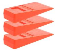 HOODANCOS Lot de 3 Coins d'Abattage en Plastique Orange 5 Pouces Outil de Journalisation Résistant aux Intempéries pour Jardinage et Coupe d'Arbres Cale d'Abattage Légère et Réutilisable