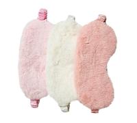 HOODANCOS Lot de 3 Masques de Sommeil en Satin Imitation Soie, Doux et Léger, Cache-œil Confortable et Opaque, pour Voyage, Relaxation et Sommeil Réparateur, Bandeau Couleur Aléatoire