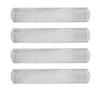 HOODANCOS Lot De 4 Disques De Lestage En Acier Pour Gilet Lesté Poids Supplémentaires Pour Gilet Lesté Équipement De Fitness Couleur Argent