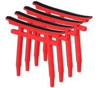 HOODANCOS Lot de 4 Modèles Torii Miniatures en Résine pour Aquarium Décor D'aquarium Zen et Micro-Paysage, Ornement Résistant sans Décoloration, pour Aquariums et Jardins Extérieurs