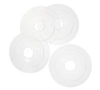 HOODANCOS Lot de 4 Protège-Chaînes Vélo en Plastique Transparent Protège-Roue d'Inertie et Protège-Pignon Arrière pour VTT et Vélo de Route Protection Anti-Déraillement et Boue