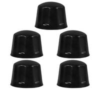 HOODANCOS Lot de 5 Bouchons de Moyeu en Caoutchouc Étanches pour Roues ATV 110-250cc, Housses de Protection Robustes pour Jantes de Quad, Accessoires Auto Polyvalents pour Usage Hors-Piste