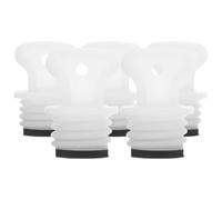 HOODANCOS Lot de 5 Bouchons en Caoutchouc pour Bouillotte, Bouchon de Sécurité Facile à Utiliser Ranger, Compatible Bouillottes à Eau Chaude pour Maison et Bureau