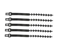 HOODANCOS Lot de 5 Sangles Élastiques en Caoutchouc pour Arbres de Jardin, 45x2x0,5 Cm, Attaches Réglables pour Fixation Branches et Vignes, Lien Solide Réutilisable pour Jardinage