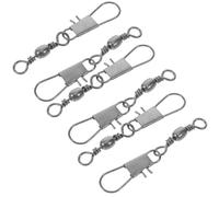 HOODANCOS Lot de 6 Crochets Métalliques pour Cerf-Volant Petit Modèle, Connecteurs Fixation de Roulement D'essieu, Accessoires pour Montage de Moulinet, Matériel Solide pour Vol en Plein